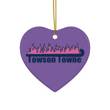 Towson Towne - Field Hockey - Ceramic Ornament - Purple