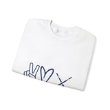 Peace Love Field Hockey - Unisex Heavy Blend™ Crewneck Sweatshirt