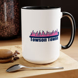 Towson Towne - Field Hockey - Two-Tone Coffee Mugs, 15oz