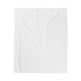 Manta Ray's Swimming - Velveteen Plush Blanket (Light Pink)