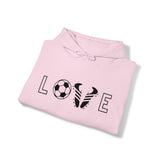 Soccer Love - Hooded Sweatshirt (Mens)