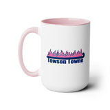 Towson Towne - Field Hockey - Two-Tone Coffee Mugs, 15oz