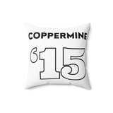 Coppermine '15 - Spun Polyester Square Pillow (White)