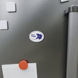 Manta Ray - Die-Cut Magnet (White)