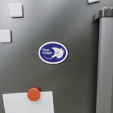 Manta Ray - Die-Cut Magnet (Blue)