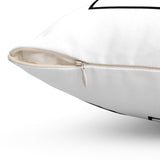 Coppermine '15 - Spun Polyester Square Pillow (White)