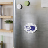 Manta Ray - Die-Cut Magnet (White)