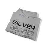 Silver Silver Silver - Hooded Sweatshirt (Mens)