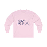 Peace Love Field Hockey - Long Sleeve Tee
