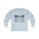 Blue Blue Blue - Long Sleeve Tee