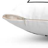 Coppermine '15 - Spun Polyester Square Pillow (White)