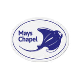 Manta Ray - Die-Cut Magnet (White)