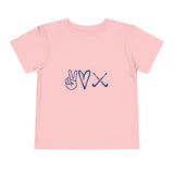 Peace Love Field Hockey - Short Sleeve Tee (Toddler)