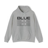Blue Blue Blue - Hooded Sweatshirt (Mens)