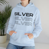 Silver Silver Silver - Hooded Sweatshirt (Mens)