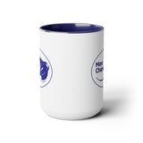 Manta Ray's - Two-Tone Coffee Mugs, 15oz