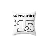 Coppermine '15 - Spun Polyester Square Pillow (White)