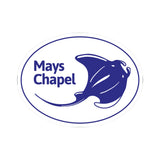 Manta Rays Swimming Kiss-Cut Sticker (White)
