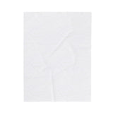 Manta Ray's Swimming - Velveteen Plush Blanket (White)