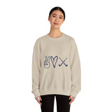 Peace Love Field Hockey - Unisex Heavy Blend™ Crewneck Sweatshirt