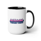 Towson Towne - Field Hockey - Two-Tone Coffee Mugs, 15oz