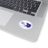 Manta Rays Swimming Kiss-Cut Sticker (White)