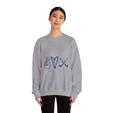 Peace Love Field Hockey - Unisex Heavy Blend™ Crewneck Sweatshirt