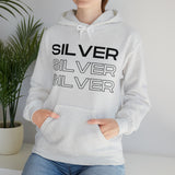 Silver Silver Silver - Hooded Sweatshirt (Mens)
