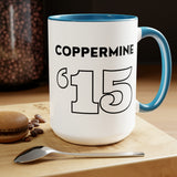 Coppermine '15 - Two-Tone Coffee Mugs, 15oz