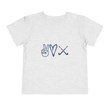 Peace Love Field Hockey - Short Sleeve Tee (Toddler)