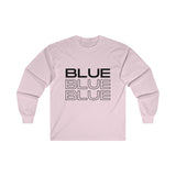Blue Blue Blue - Long Sleeve Tee