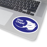 Manta Rays Swimming Kiss-Cut Sticker (Blue)