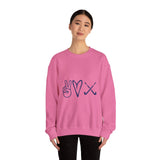 Peace Love Field Hockey - Unisex Heavy Blend™ Crewneck Sweatshirt
