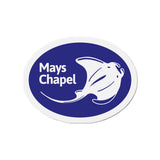 Manta Ray - Die-Cut Magnet (Blue)