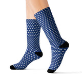 Manta Rays - Patterned Socks (Tiny Manta Blue)
