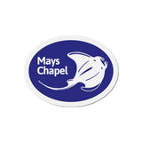 Manta Ray - Die-Cut Magnet (Blue)