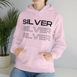 Silver Silver Silver - Hooded Sweatshirt (Mens)