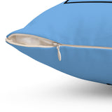 Coppermine '16 - Spun Polyester Square Pillow (Blue)