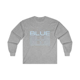 Blue Blue Blue - Long Sleeve Tee