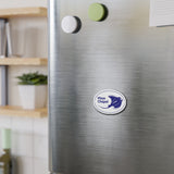 Manta Ray - Die-Cut Magnet (White)