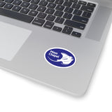 Manta Rays Swimming Kiss-Cut Sticker (Blue)