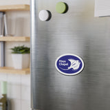 Manta Ray - Die-Cut Magnet (Blue)