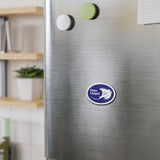 Manta Ray - Die-Cut Magnet (Blue)