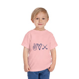 Peace Love Field Hockey - Short Sleeve Tee (Toddler)