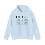Blue Blue Blue - Hooded Sweatshirt (Mens)