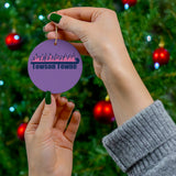 Towson Towne - Field Hockey - Ceramic Ornament - Purple