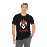 DarkSide - FlameSkull - Jersey Short Sleeve Tee (Mens)
