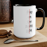 DarkSide - Play - Two-Tone Coffee Mugs, 15oz