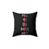 Darkside - Play - Spun Polyester Square Pillow(Black)