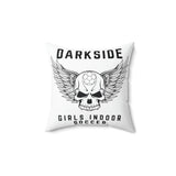 Darkside - WingSkull - Spun Polyester Square Pillow (White)